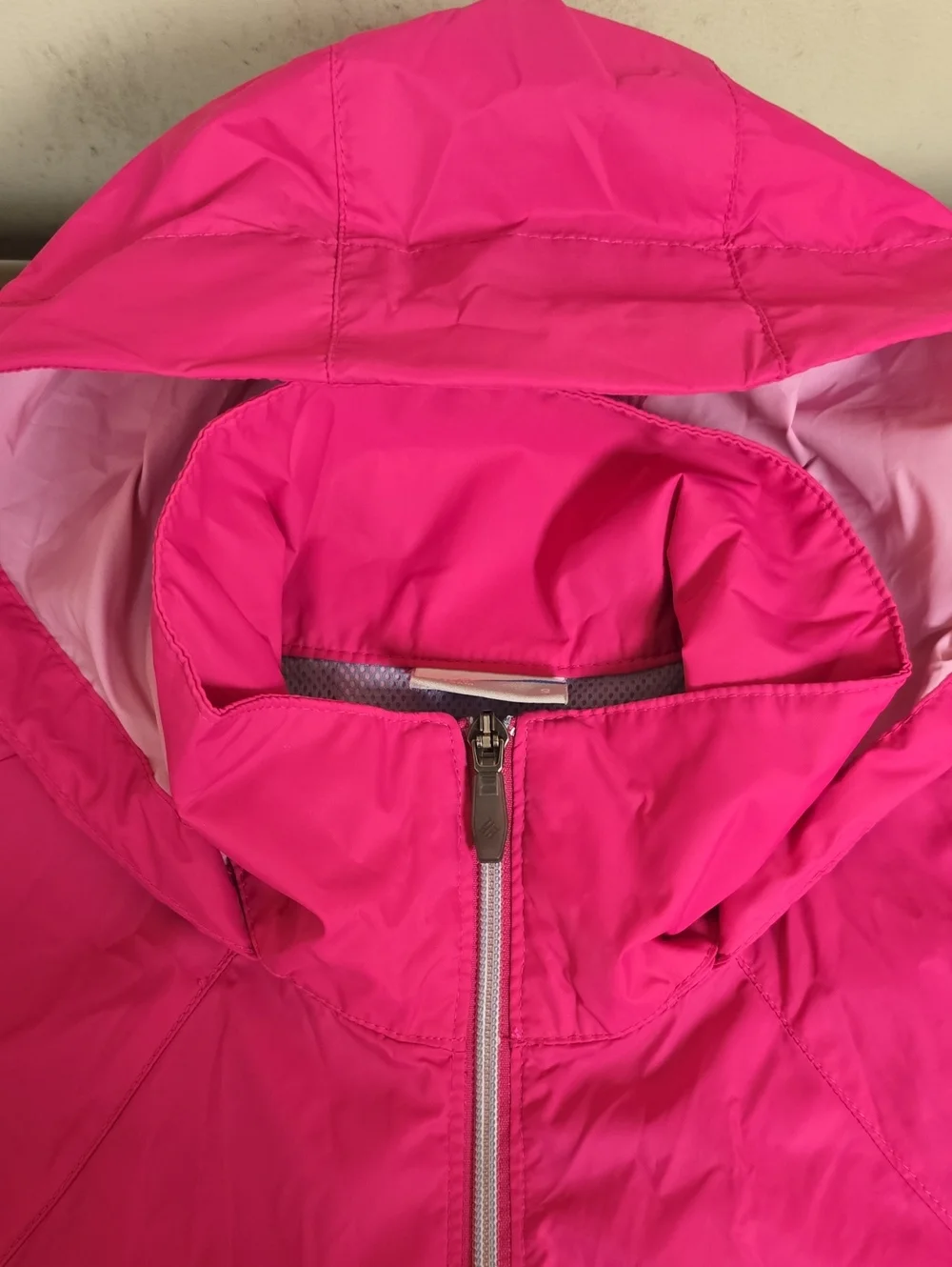 Columbia Lightweight Rain Jacket Hooded Pink Size [Insert Size S